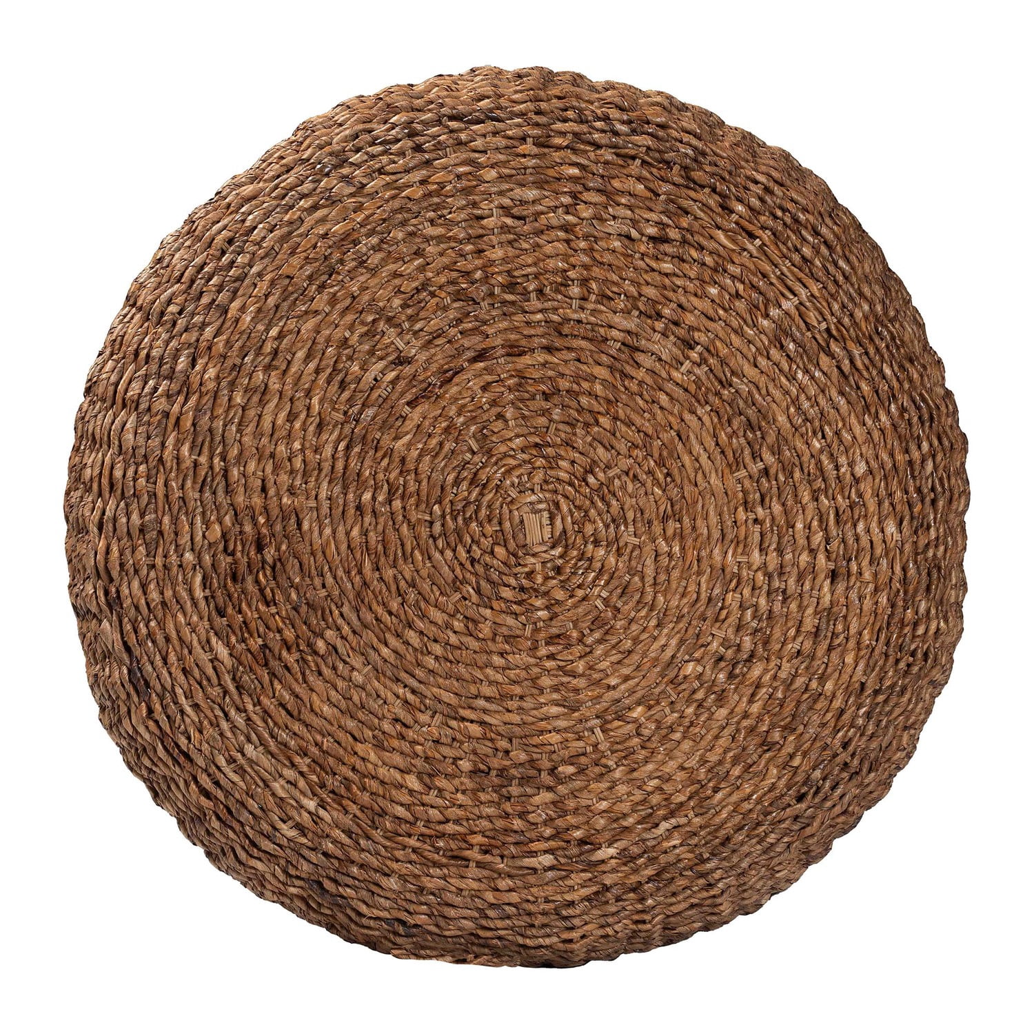 bali & pari Riau Handwoven Seagrass Coffee Table with Wooden Legs