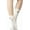 White Cream, variant on Yoga Pilates Socks with Grips for Women Non Slip Striped Cushioned Crew Socks for Barre Ballet Dance