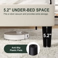 thumbnail image 4 of Amolife Full Bed Frame, Platform Bed with Upholstered Velvet Adjustable Headboard, Wooden Slats, Easy Assembly, Cream, 4 of 9