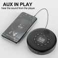 KUEPHOM CD Player Portable,Discman Rechargeable,Walkman CD Player with