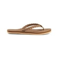 thumbnail image 2 of COBIAN Adult Female Bethany Braided Pacifica Flip Flop Sandals, Color: Tan, Size: 10, 2 of 6