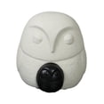 thumbnail image 3 of 2 piezas de escultura de búho, estatua de búho de cerámica, adorno de escritorio nórdico, figura de búho para decoración de gabinete de oficina, 15 cm x 152 cm, 3 of 8