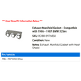 thumbnail image 2 of Exhaust Manifold Gasket - Compatible with 1986 - 1987 BMW 325es, 2 of 2