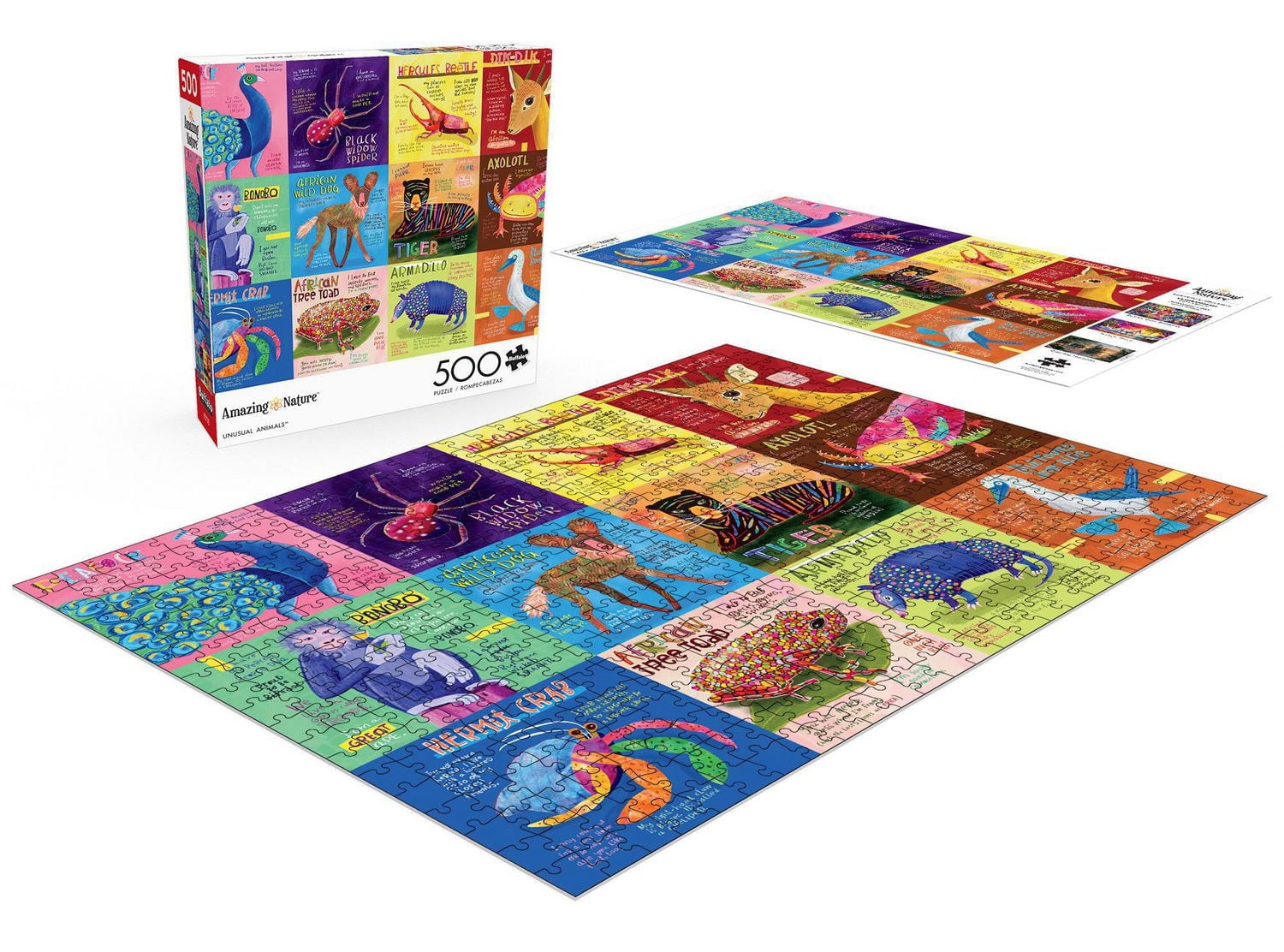 Buffalo Games - Amazing Nature - Unusual Animals - 500 Piece Jigsaw Puzzle