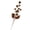 01-Camel Brown, variant on Christmas Velvet Ball Stem Pick with Maple Leaves Artificial Berry Branch for Holiday Floral Arrangements