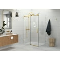 thumbnail image 6 of Glass Warehouse 90Sl-48-38 Nova 78" High X 48" Wide X 38" Deep Sliding Frameless Shower, 6 of 7