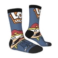 thumbnail image 3 of The Loud House Adult Socks Casual Tube Socks Durable Comfort Calf Socks Soft Elastic Crew Socks 3 Black, 3 of 8