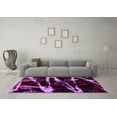 thumbnail image 3 of Ahgly Company Indoor Square Abstract Purple Modern Area Rugs, 6' Square, 3 of 4