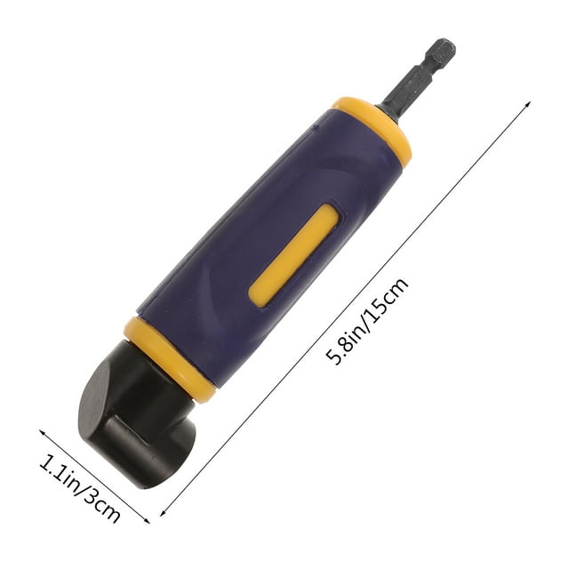 AURARMLET 1Jgo De Adaptador De Ángulo Derecho Para Trabajo Con Taladros Eléctricos