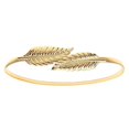 thumbnail image 3 of Cinturón elástico con forma de hojas para mujer, elegante cinturón de cadena de metal para vestidos, dorado, 3 of 12