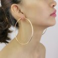 thumbnail image 1 of Pendientes de aro grandes para mujer, aretes llamativos, joyería de moda, 1 of 5