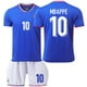 thumbnail image 1 of 2024 camiseta de la Copa de Europa uniforme de fútbol alemán personalizado No. 8 Kroos equipo nacional uniforme de entrenamiento para adultos y niños nuevoFrancia casa número 10 Mbappé, 1 of 3