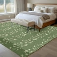 thumbnail image 4 of Rectangle Area Rugs 5 x 8 Ft, Sage Green Floral Non-Slip Residential Carpet, Spring Flowers Indoor Crawling Mats Runner Rugs for Living Room/Dining Room/Bedroom, 4 of 8