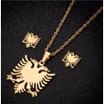 thumbnail image 1 of Collier Aigle Albanais, Pendentif Chaîne Clavicule, Argent, 1 of 2