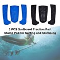 thumbnail image 3 of Maoww 3 Pcs Pad de Traction pour Planche de Surf Pad Antidérapant Tapis de Queue Accessoires de Surf Points, 3 of 4