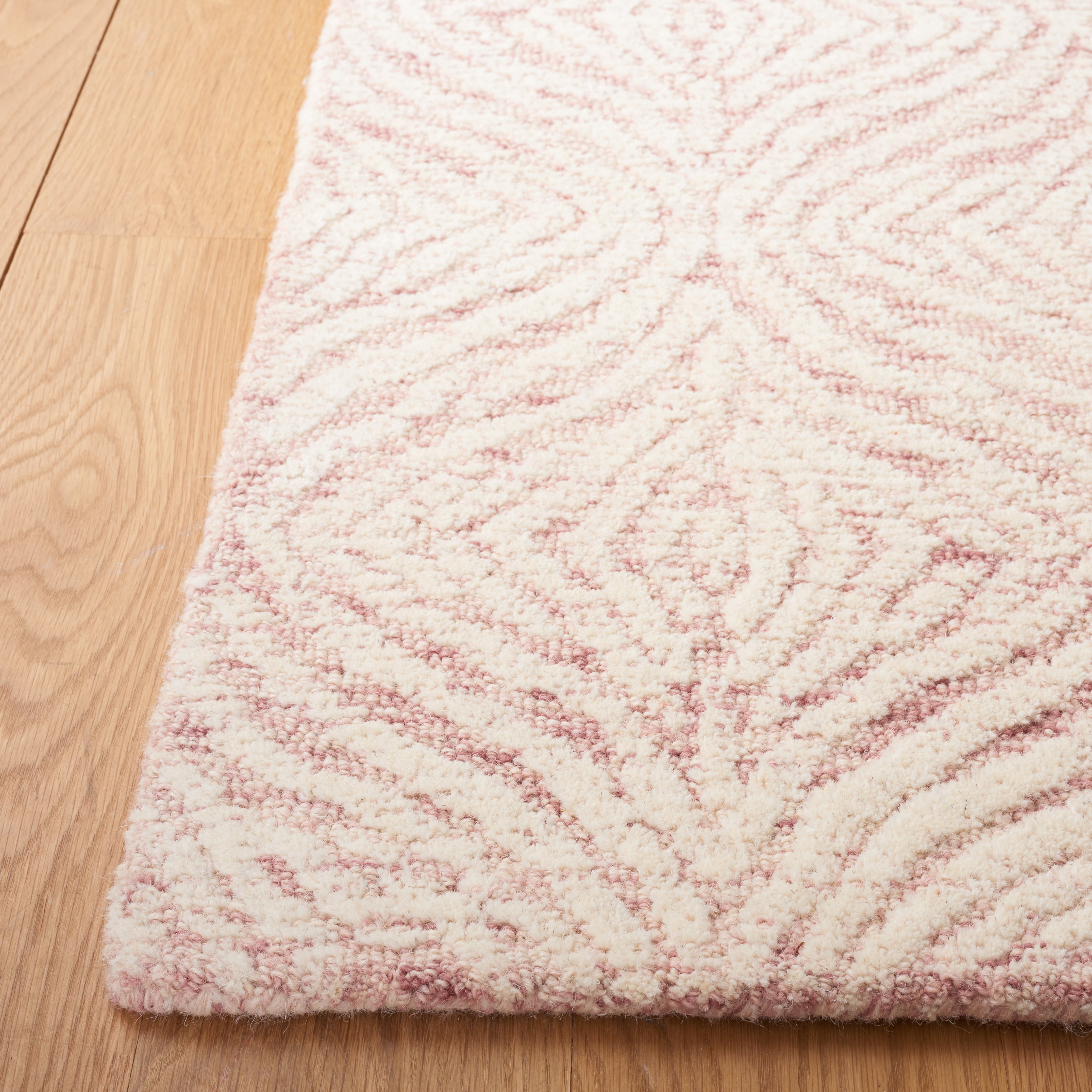 SAFAVIEH Metro Dalach Medallion Area Rug, Dark Pink/Ivory, 8' x 10'