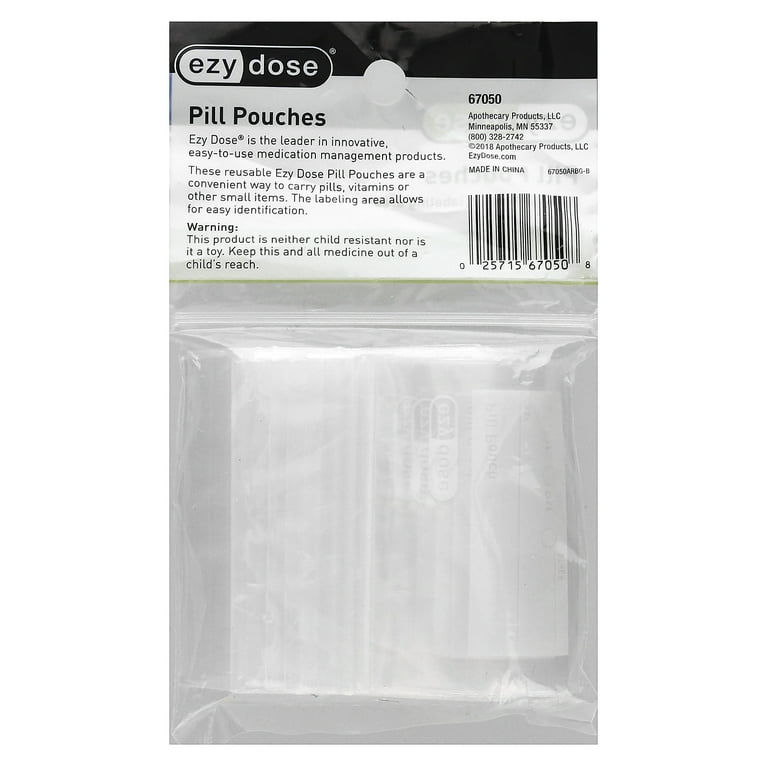 Ezy Dose Disposable Pill Pouches 50 count
