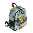 thumbnail image 2 of FORMRS School Backpack with Front Zippered Pocket 12" Student Travel Daypack, Lemon Pattern, 2 of 6