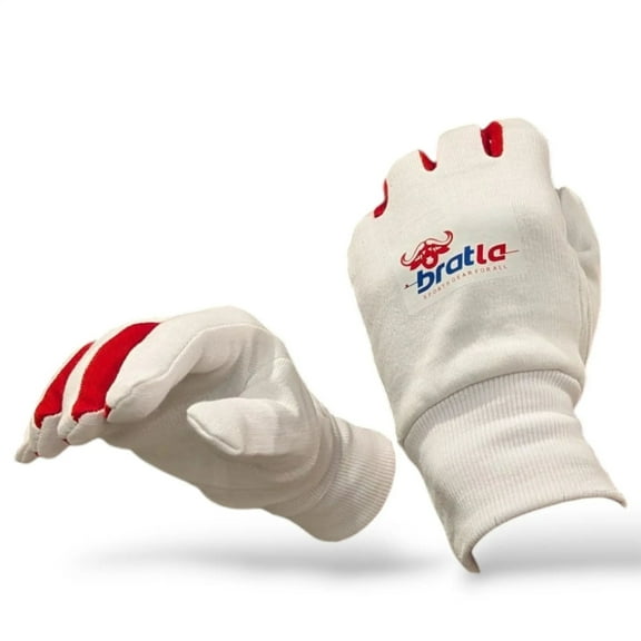 Bratla Cricket Inner Gloves Cotton Inner for Cricket Batting Gloves Wicket Keeping Comfortable Durable Full