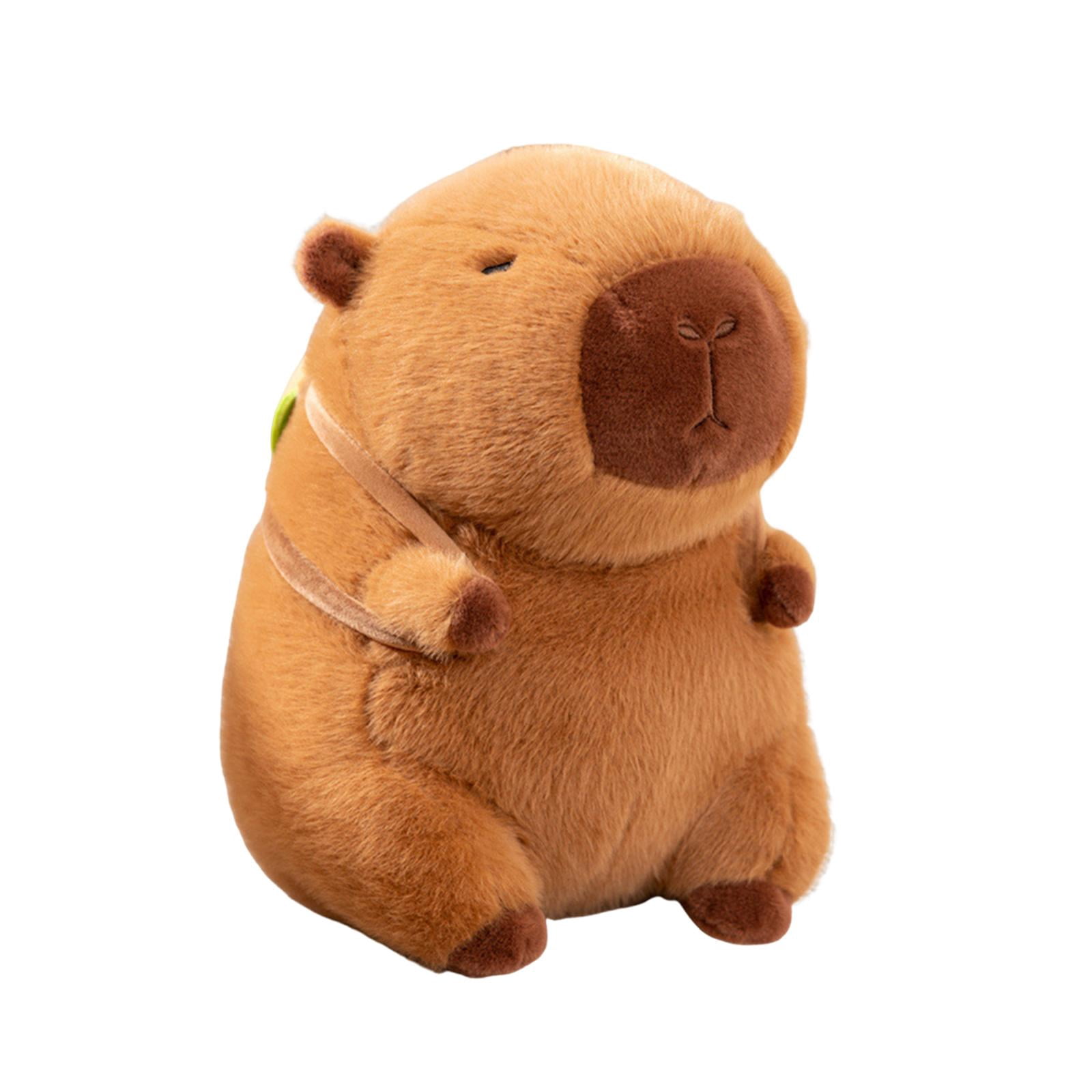 LeeQinersw Adorable Capybara Stuffed Animal Cuddly Cartoon Plush Animal Doll Cute Plush Toy 33cm