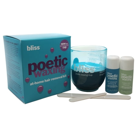Poetic Waxing At-Home Hair Removal Kit by Bliss for Women - 5 Pc