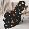 thumbnail image 3 of Rateoe Funny Chicken Pattern Flannel Throw Blanket, Ultra-soft Blanket for Bed, Couch, Car, Hypoallergenic Anti-pilling blanket-50"x40"(Vertical), 3 of 6