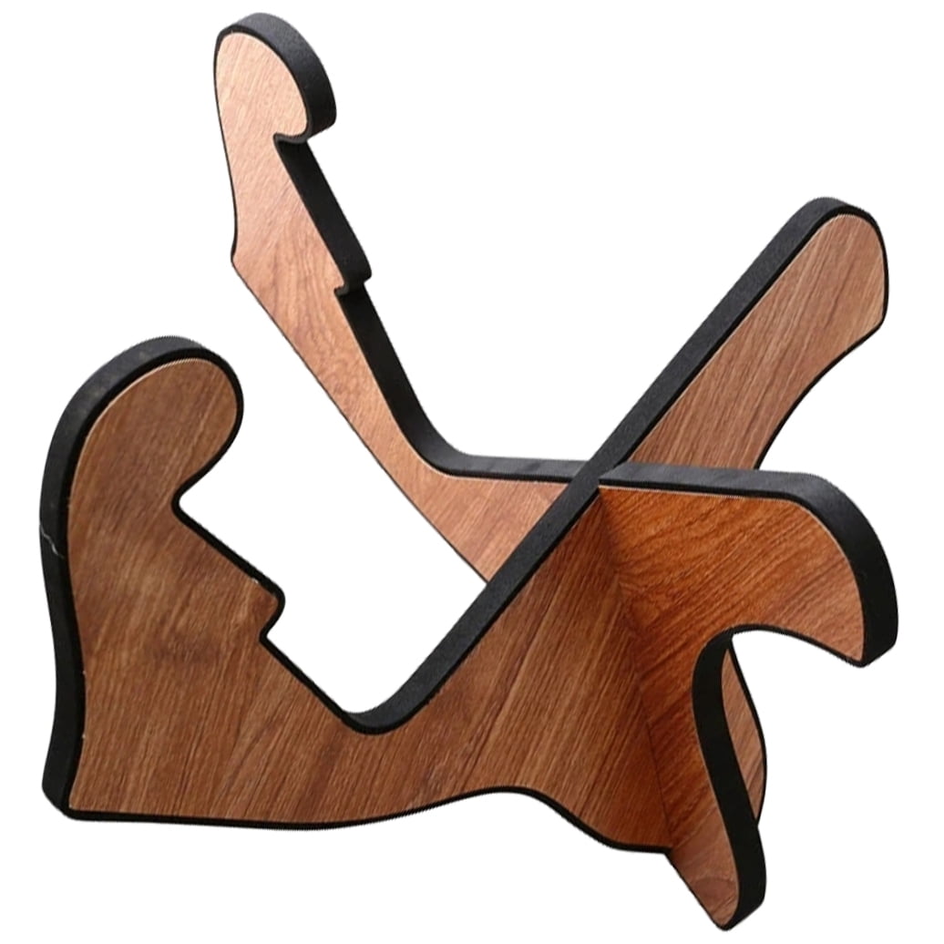 Raindrops Acoustic Guitar Floor Stand with Integrated Ukulele Holder for Secure and Easy Instrument Storage and Display