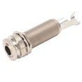 thumbnail image 1 of Metal Electric Guitar Bass Jack Socket 1/4 Inch Reduce Noise Output Jack, Versatile Compatibility For Guitars Basses, 1 of 8