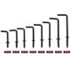 thumbnail image 3 of Paquete de 150 Ganchos en L, Ganchos de Tornillo de Ángulo Recto para Colgar, Negro, 3 of 7