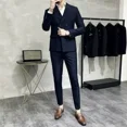 thumbnail image 3 of Traje completo para hombre, tendencias, trajes, blazer, alta calidad, 2024, conjunto de traje de 2 piezas, para hombre, corte entallado, elegante, pantalones de ceremonia, caballero, 3 of 5