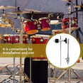 thumbnail image 3 of LOLIPPYY 1Pack Silver Metal Abs Cowbell Mounting Clamp Extended Design Stable Fixation For Percussion Accessory, 3 of 8