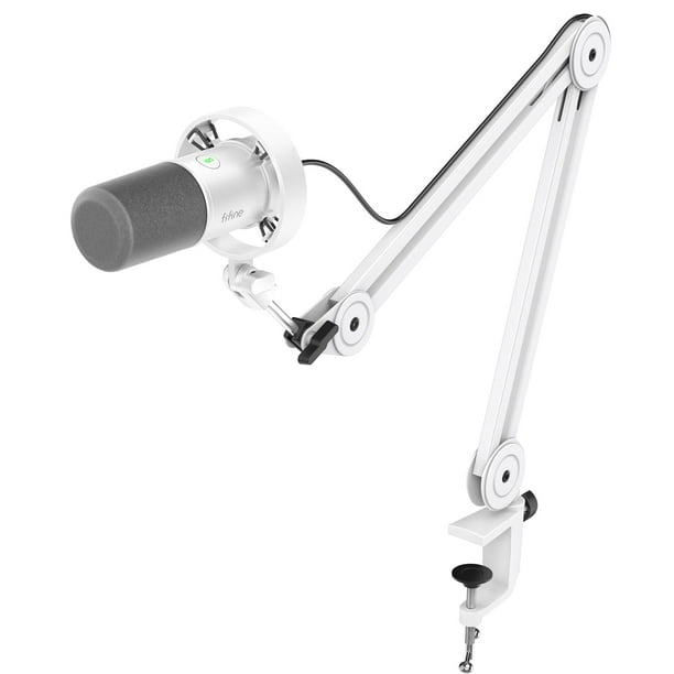 Micrófono para podcast FIFINE XLR/USB Micrófono vocal dinámico de estudio