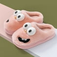 thumbnail image 5 of YLYL Women Men House Slippers Smile Face Fuzzy Fluffy Warm Soft Plush Anti-Slip Rubber Sole Slippers, 5 of 5