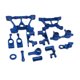 thumbnail image 3 of Piezas de chasis de metal de aleación de aluminio premium duraderas perfecl para Slash 4X4 HQ727 1:10 Scale RC Truck W001 Azul, 3 of 5
