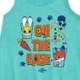 thumbnail image 2 of Zootopia 2 - Judy And Nick On The Case - Toddler And Youth Girls Short Sleeve Aline Dress, 2 of 4