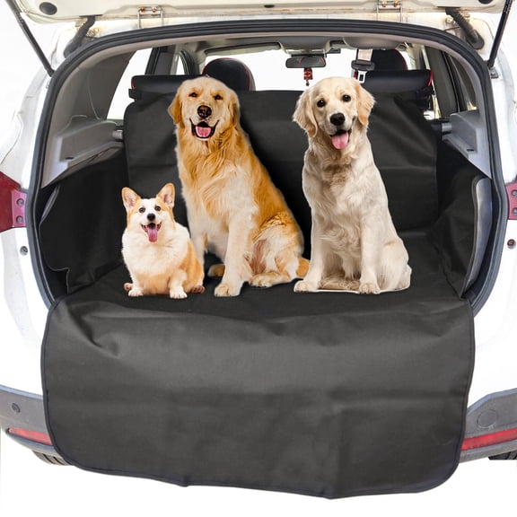 SUV Cargo Liner for Dogs,Waterproof Seat Cover for Pet Cargo Cover Dog Seat Mat for SUVs Sedans Vans with Bumper Flap Protector