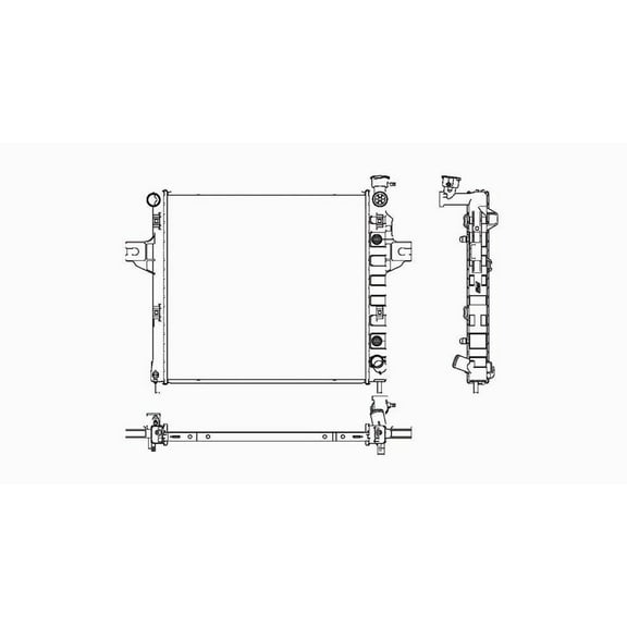 TYC Radiator for 1999-2000 Jeep Grand Cherokee