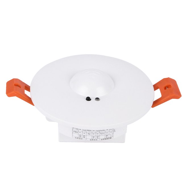 Sensor de movimiento por radar de microondas, interruptor de luz por inducción de movimiento por radar de microondas integrado, máxima comodidad