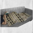 thumbnail image 5 of Aztec Soft Flannel Fleece Throw Blanket, Repeating Abstract Triangles Tribal Motifs Pattern, Cozy Plush for Indoor and Outdoor Use, 70" x 90", Multicolor, by Ambesonne, 5 of 5