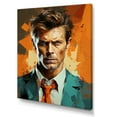 thumbnail image 2 of Designart "Bronze Portrait Of Bowie" Celebrity Canvas Art Print, 2 of 7