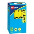 thumbnail image 1 of Avery® Desk Style HI-LITER® Fluorescent Yellow, Chisel Tip, 1 of 7