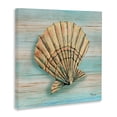 thumbnail image 3 of Stupell Industries Coastal Teak Clam Shell Canvas Wall Art design by Paul Brent, 24 x 24, 3 of 7