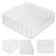 thumbnail image 4 of Soporte para paletas de maquillaje, organizador de escritorio para paletas de sombras de ojos, organizador transparente para coloretes., 4 of 6