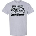 thumbnail image 3 of Inktastic Im a Happy Ray of Sunshine with Happy Sun T-Shirt, 3 of 5