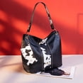 thumbnail image 2 of Bandolera Montana West de piel vegana con estampado de vaca, 2 of 6