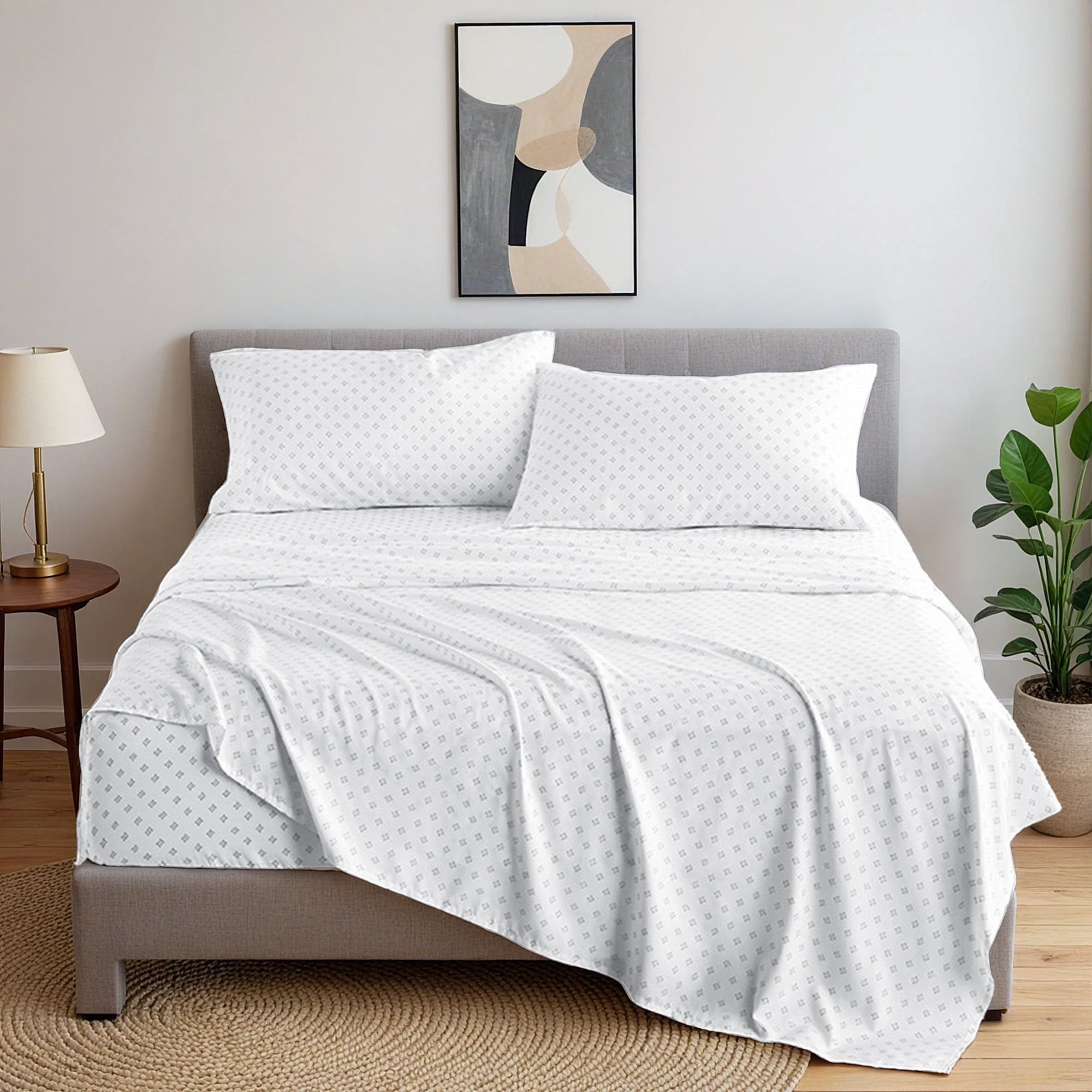 Regency Heights King Size Comforter Set, 7-Piece Reversible Bed in a Bag with Sheets, Navy