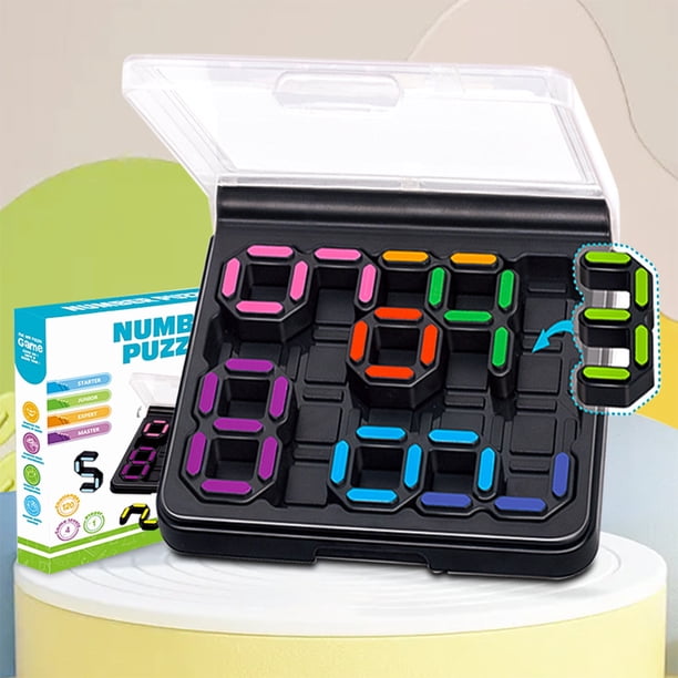 Juguetes de laberinto de números para niños, rompecabezas de 120 niveles, juego de lógica divertido y colorido Ehuebsd libre de BPA