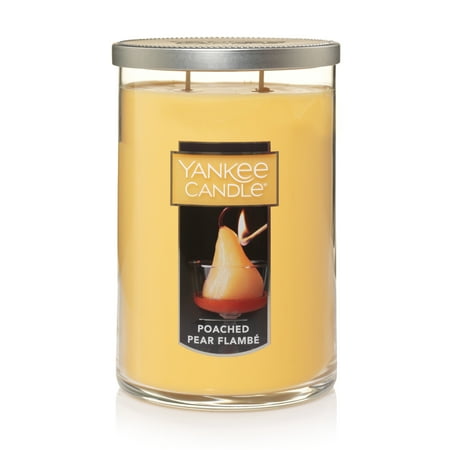 Yankee Candle Large 2-Wick Tumbler Scented Candle, Poached Pear Flambé
