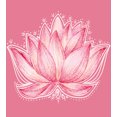 thumbnail image 3 of Floral Duvet Cover Set, Lotus Flower Yoga Plant Petal Print, Decorative 2 Piece Bedding Set with 1 Pillow Shams, Twin Size, Pale Pink Cream, by Ambesonne, 3 of 3