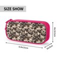 thumbnail image 3 of Uemuo Cute French Bulldog Printed Pencil Pen Case, Portable Pencil Pouch with Zipper, Compact Stationery Bag Makeup Bag, Pencil Bag for Home Office, 3 of 9